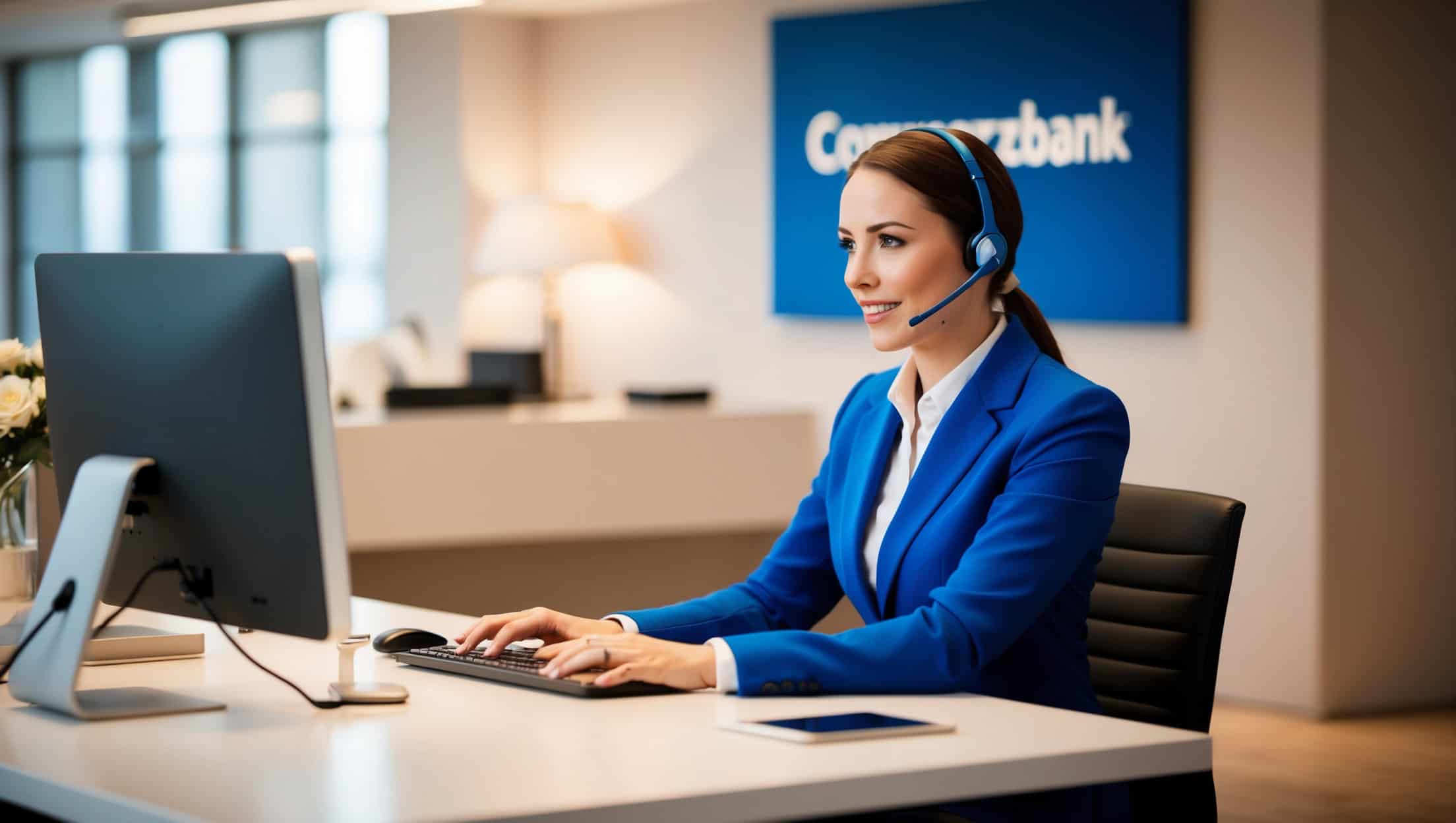 Immer für Sie da: Die Commerzbank Kundenservice Hotline im Blick